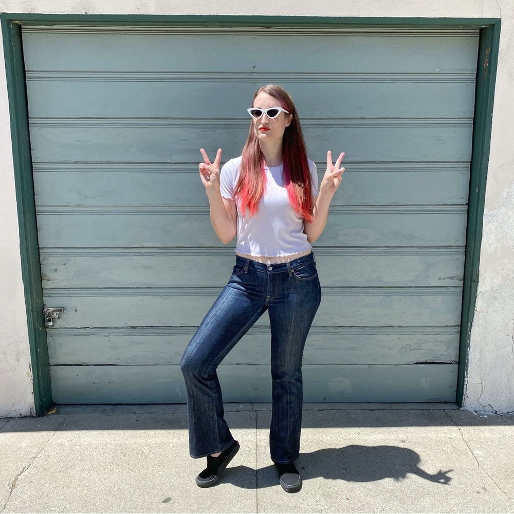 7 For All Mankind Flare Stretch Jeans